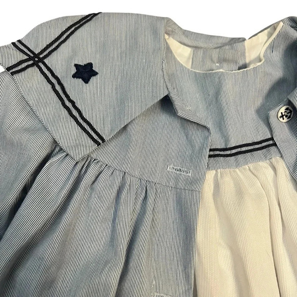 Vintage R-Gee Sailor dress and coat set Size 2T - Picture 3 of 12